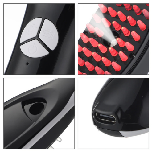 LED Hair Growth Brush